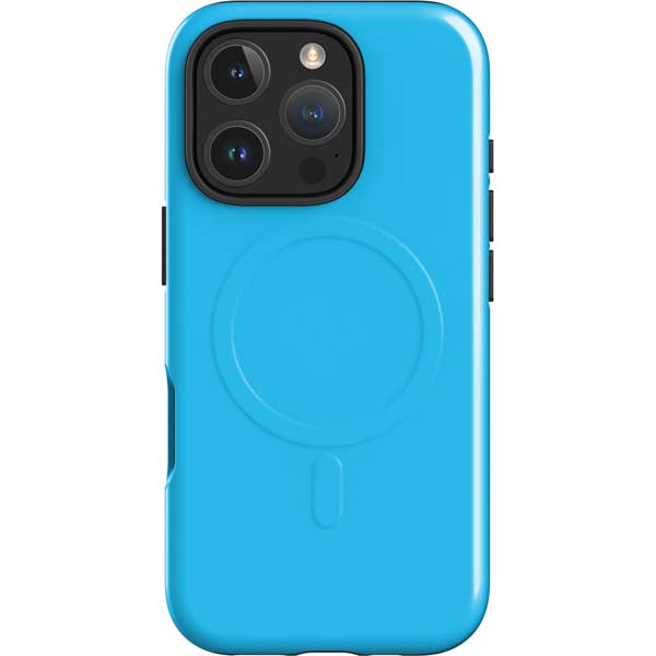 Color Pop Turbo Cyan iPhone 16 Pro Max Magsafe Impact Case