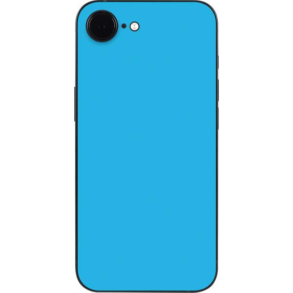 Color Pop Turbo Cyan iPhone 16e Skin