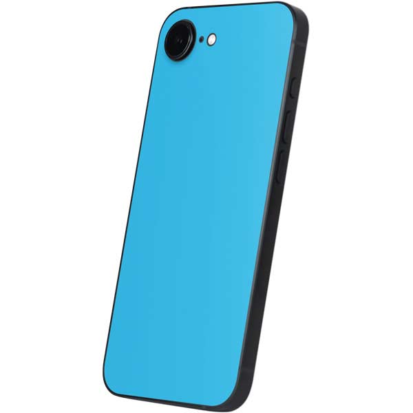 Color Pop Turbo Cyan iPhone 16e Skin