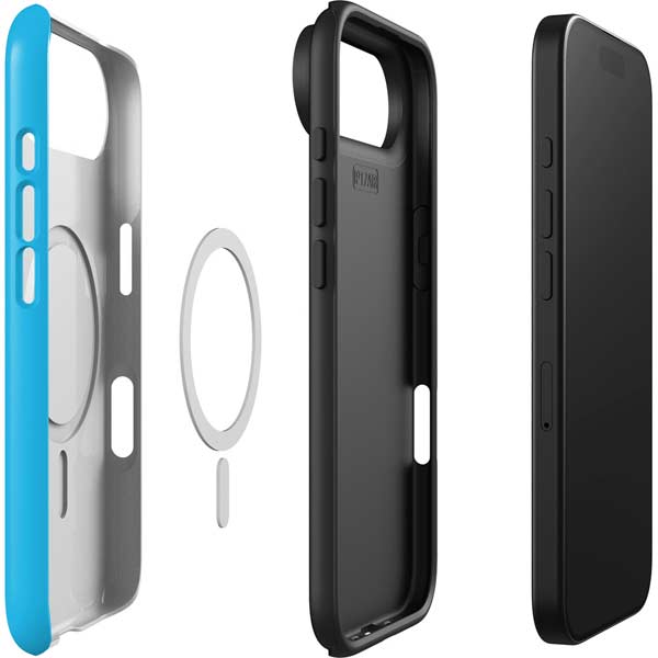 Color Pop Turbo Cyan iPhone 17 Air Magsafe Impact Case