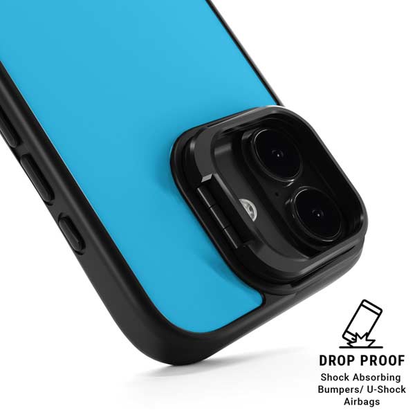 Color Pop Turbo Cyan iPhone 17 Kickstand Case