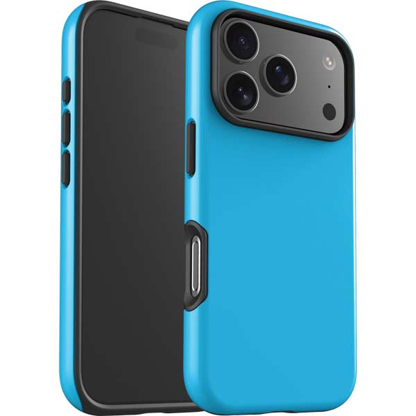 Color Pop Turbo Cyan iPhone 17 Pro Impact Case