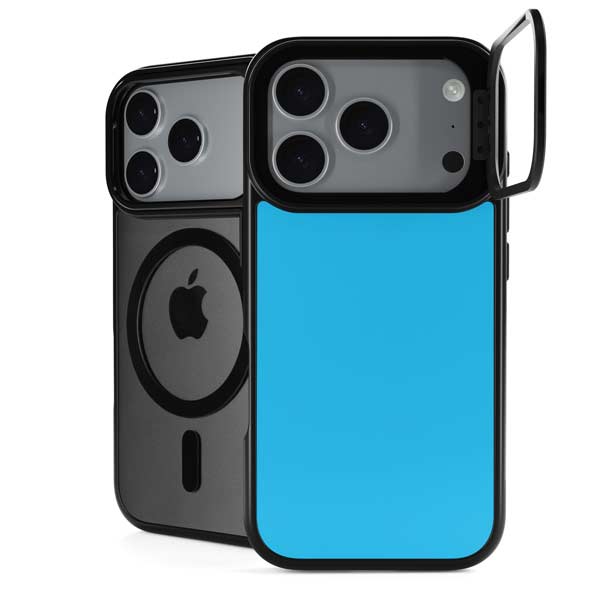 Color Pop Turbo Cyan iPhone 17 Pro Max Kickstand Case