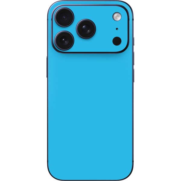 Color Pop Turbo Cyan iPhone 17 Pro Max Skin