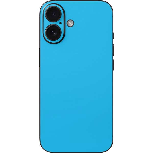 Color Pop Turbo Cyan iPhone 17 Skin