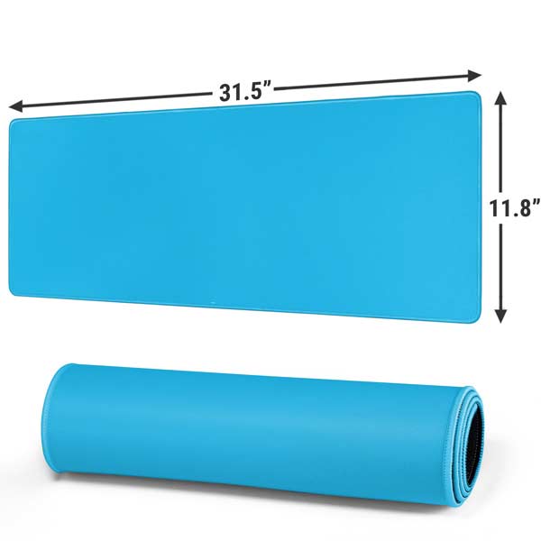 Color Pop Turbo Cyan Gaming Mouse Pad