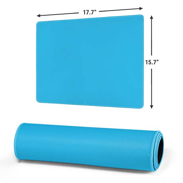 Color Pop Turbo Cyan Gaming Mouse Pad
