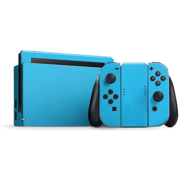 Color Pop Turbo Cyan Nintendo Skins