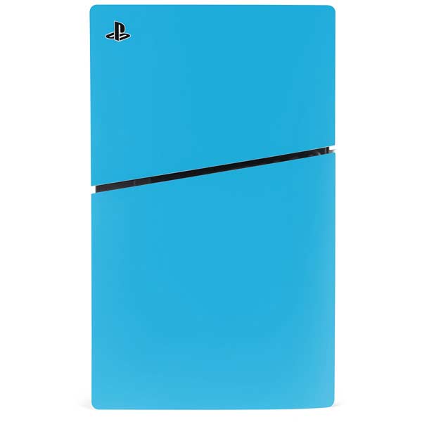 Color Pop Turbo Cyan PS5 Slim Disk Bundle Skin