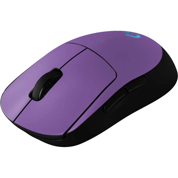 Color Pop VHS Purple G Pro Wireless Gaming Mouse Skin