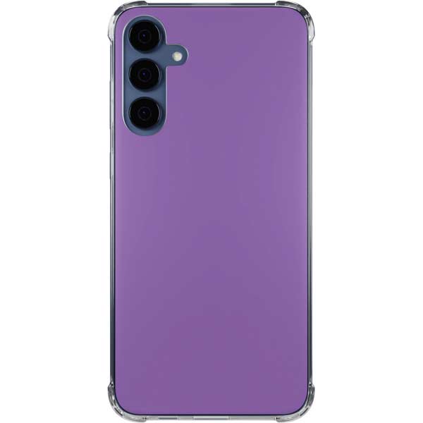 Color Pop VHS Purple Galaxy A35 5G Clear Case