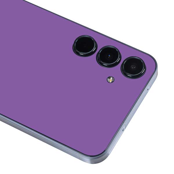 Color Pop VHS Purple Galaxy A55 5G Skin