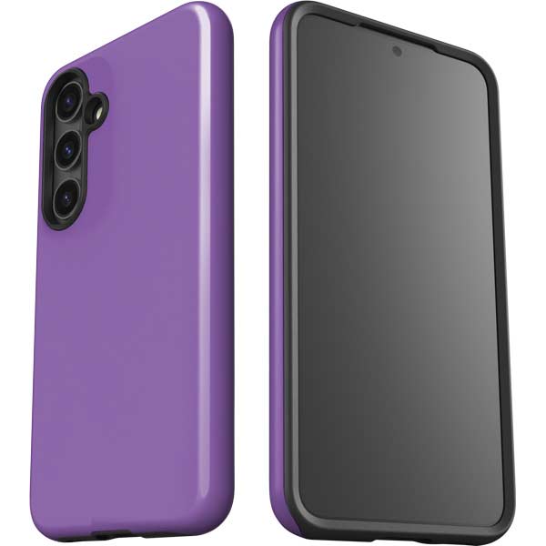 Color Pop VHS Purple Galaxy S24 Impact Case