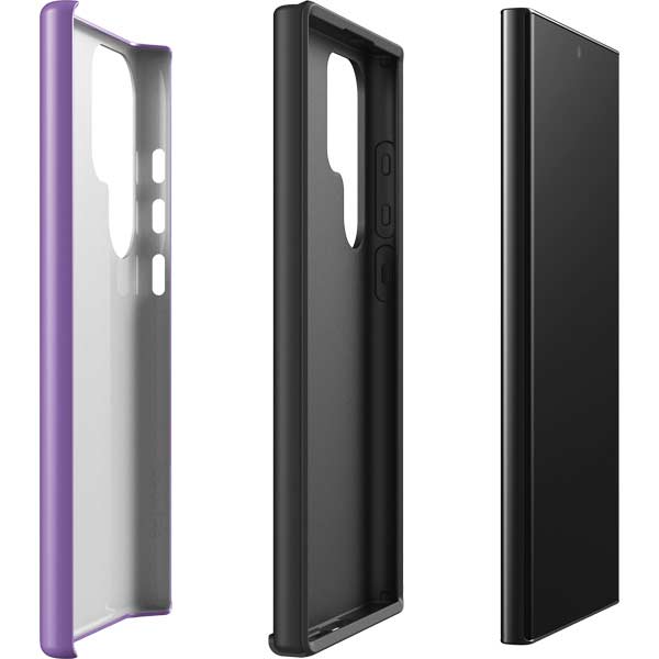 Color Pop VHS Purple Galaxy S24 Ultra Impact Case