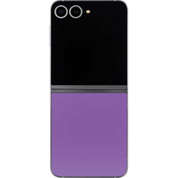 Color Pop VHS Purple Galaxy Z Flip6 Skin