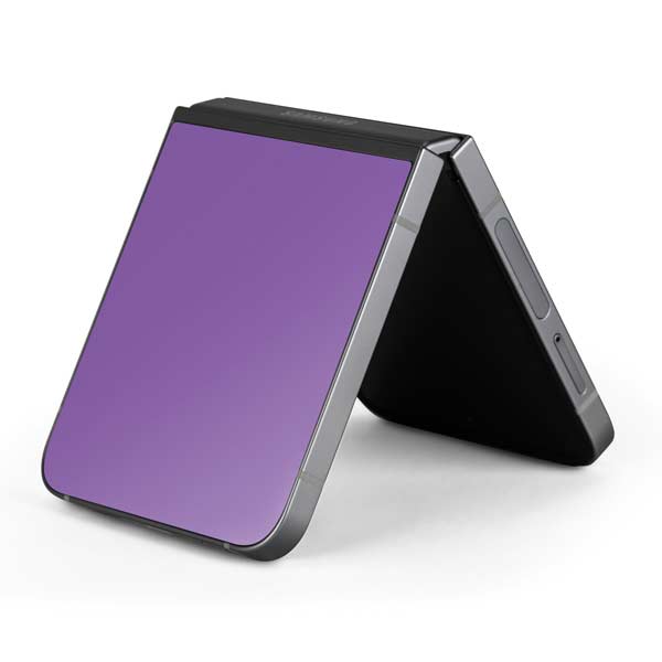 Color Pop VHS Purple Galaxy Z Flip6 Skin