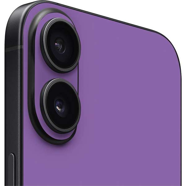 Color Pop VHS Purple iPhone 16 Plus Skin