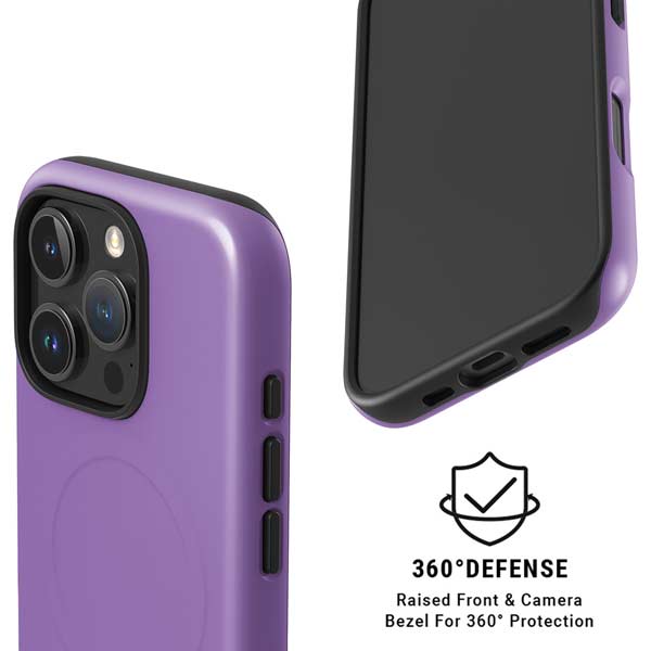 Color Pop VHS Purple iPhone 16 Pro Magsafe Impact Case