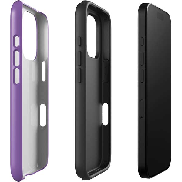 Color Pop VHS Purple iPhone 16 Pro Max Impact Case