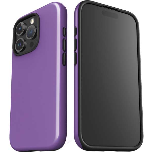 Color Pop VHS Purple iPhone 16 Pro Max Impact Case