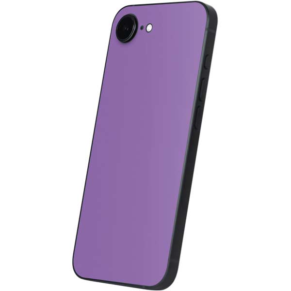 Color Pop VHS Purple iPhone 16e Skin