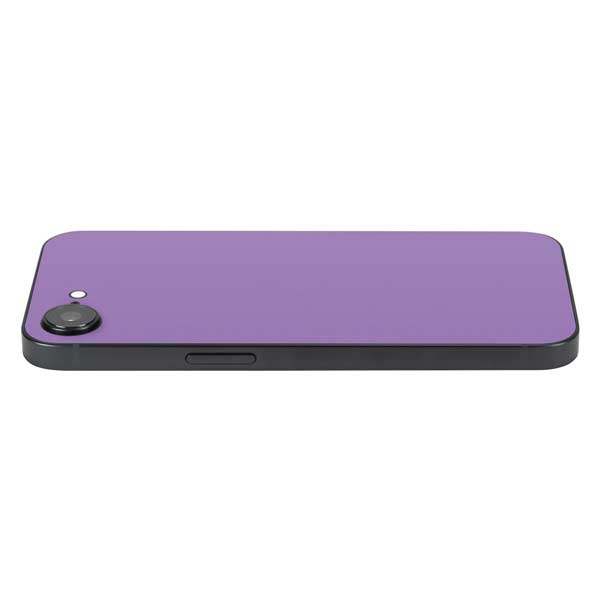 Color Pop VHS Purple iPhone 16e Skin