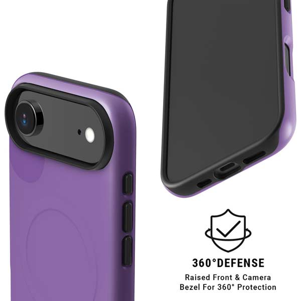 Color Pop VHS Purple iPhone 17 Air Magsafe Impact Case