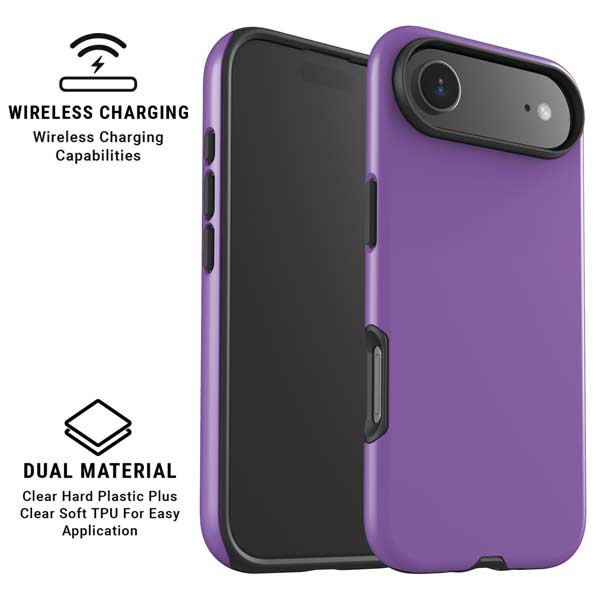 Color Pop VHS Purple iPhone 17 Air Magsafe Impact Case