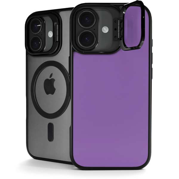 Color Pop VHS Purple iPhone 17 Kickstand Case