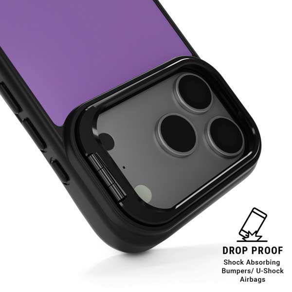 Color Pop VHS Purple iPhone 17 Pro Kickstand Case