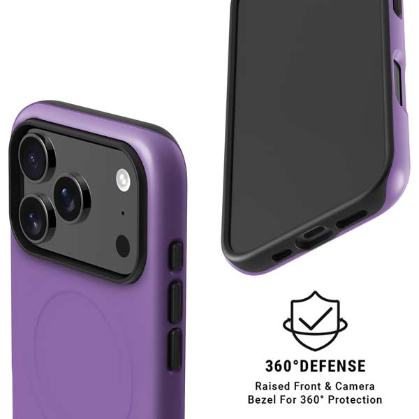 Color Pop VHS Purple iPhone 17 Pro Max Magsafe Impact Case