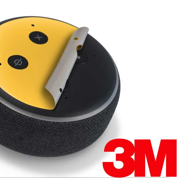 Color Pop Yellow Delight Amazon Echo Dot Skin