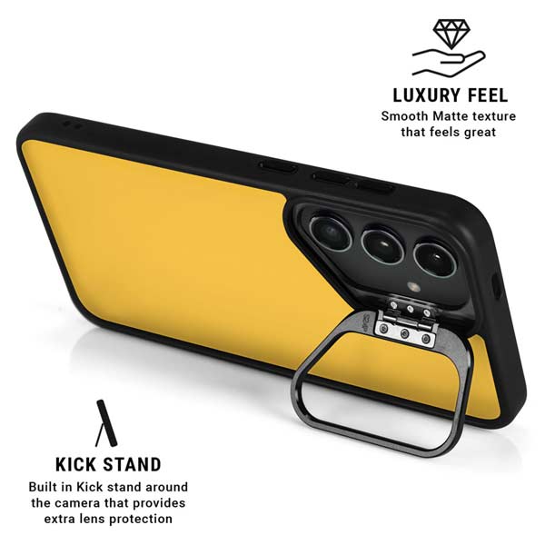 Color Pop Yellow Delight Galaxy S26 Plus Kickstand Case