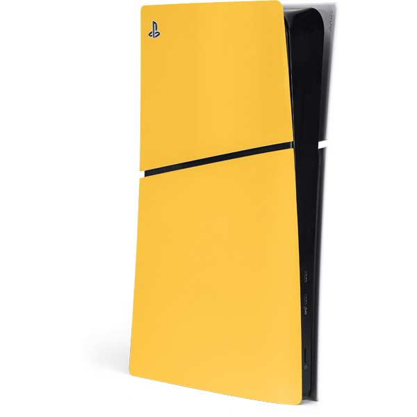 Color Pop Yellow Delight PS5 Slim Digital Edition Console Skin
