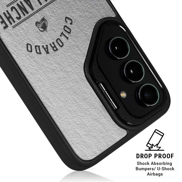 NHL Colorado Avalanche Black Text Galaxy S26 Ultra Kickstand Case