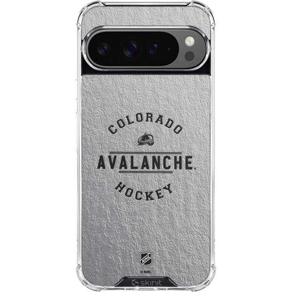 NHL Colorado Avalanche Black Text Google Pixel 10 Pro XL Clear Case