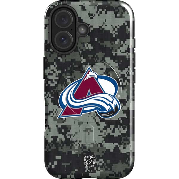 NHL Colorado Avalanche Camo iPhone 16 Plus Magsafe Impact Case