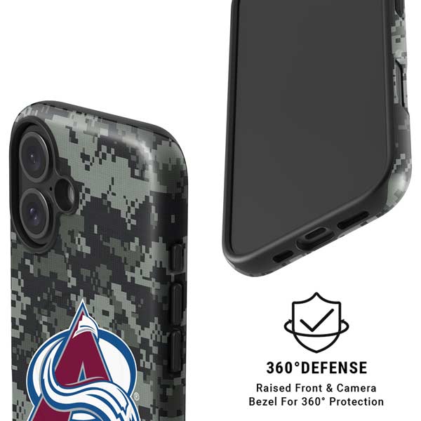 NHL Colorado Avalanche Camo iPhone 16 Plus Magsafe Impact Case