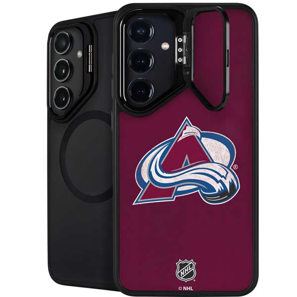 NHL Colorado Avalanche Distressed Galaxy S26 Plus Kickstand Case