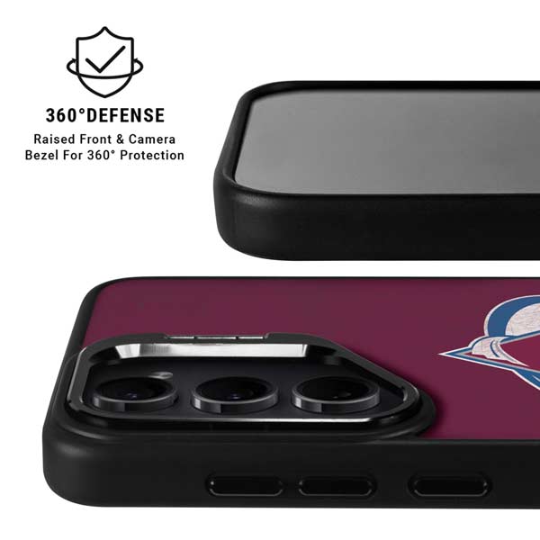 NHL Colorado Avalanche Distressed Galaxy S26 Plus Kickstand Case