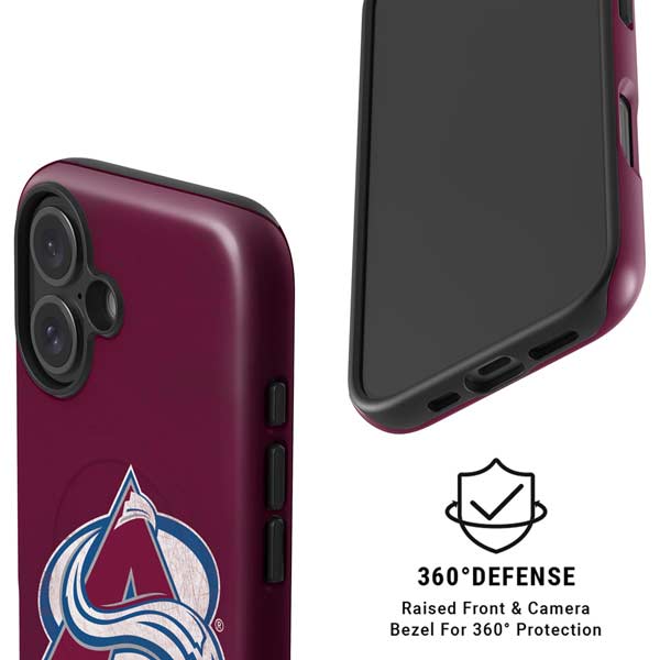 NHL Colorado Avalanche Distressed iPhone 17 Magsafe Impact Case