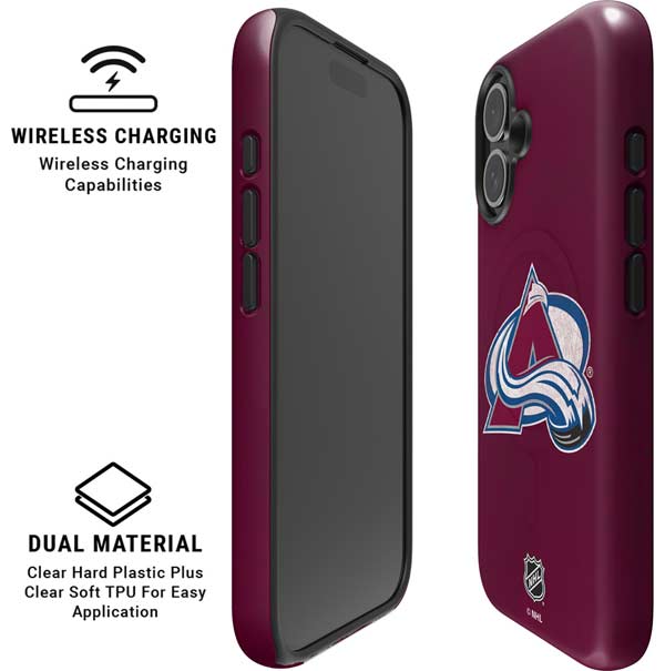 NHL Colorado Avalanche Distressed iPhone 17 Magsafe Impact Case