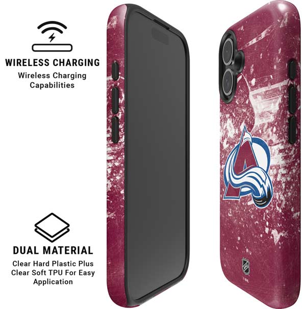 NHL Colorado Avalanche Frozen iPhone 16 Magsafe Impact Case