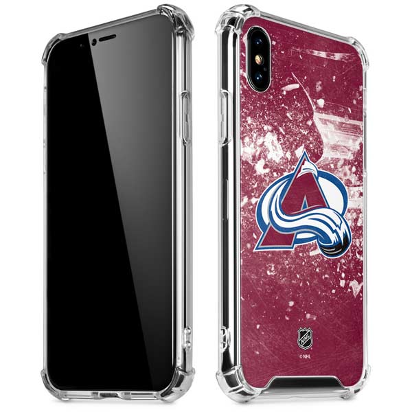 NHL Colorado Avalanche Frozen iPhone X/XS Clear Case