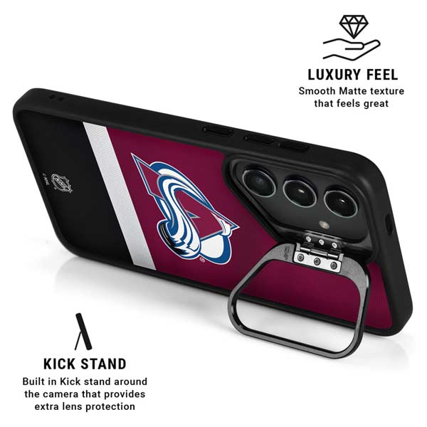 NHL Colorado Avalanche Jersey Galaxy S26 Ultra Kickstand Case