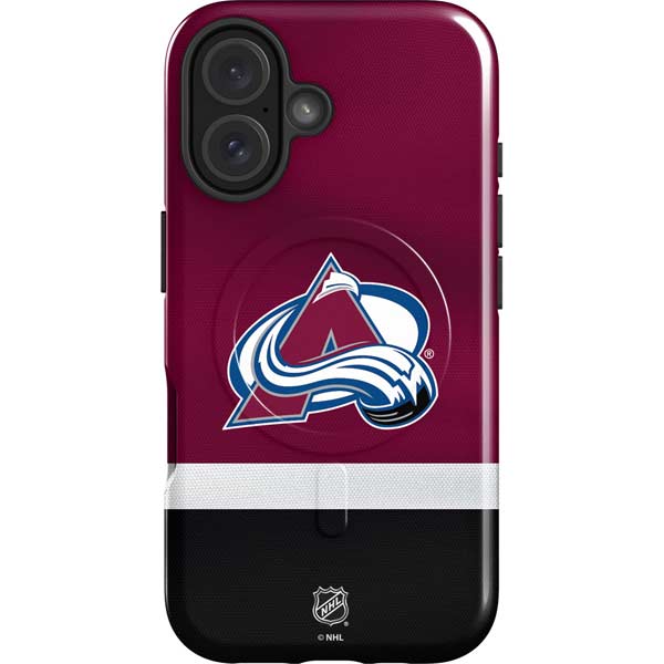 NHL Colorado Avalanche Jersey iPhone 16 Plus Magsafe Impact Case
