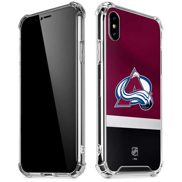 NHL Colorado Avalanche Jersey iPhone X/XS Clear Case