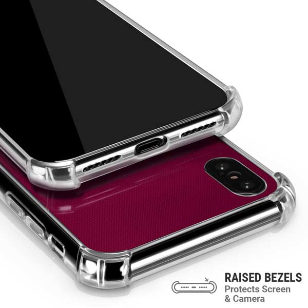 NHL Colorado Avalanche Jersey iPhone X/XS Clear Case