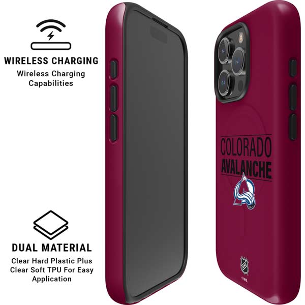 NHL Colorado Avalanche Lineup iPhone 16 Pro Max Magsafe Impact Case