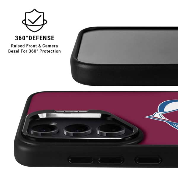 NHL Colorado Avalanche Solid Background Galaxy S26 Ultra Kickstand Case